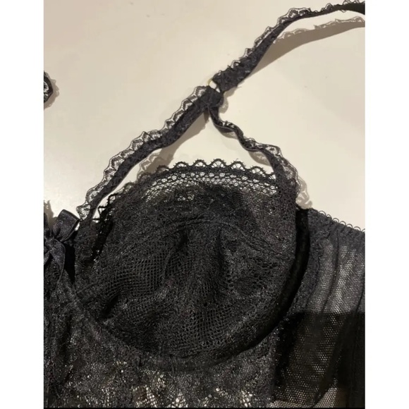 Agent Provocateur Black Lace Corset - Picture 4 of 14